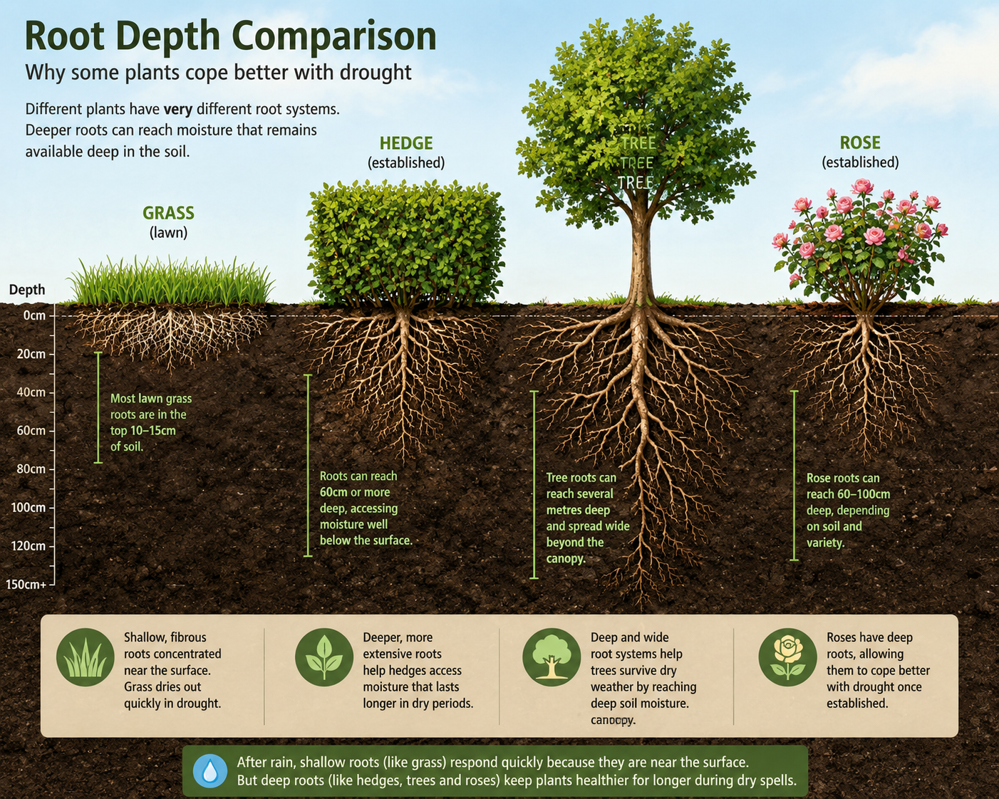 After the Rain: Which Plants Will Recover First from the Drought?